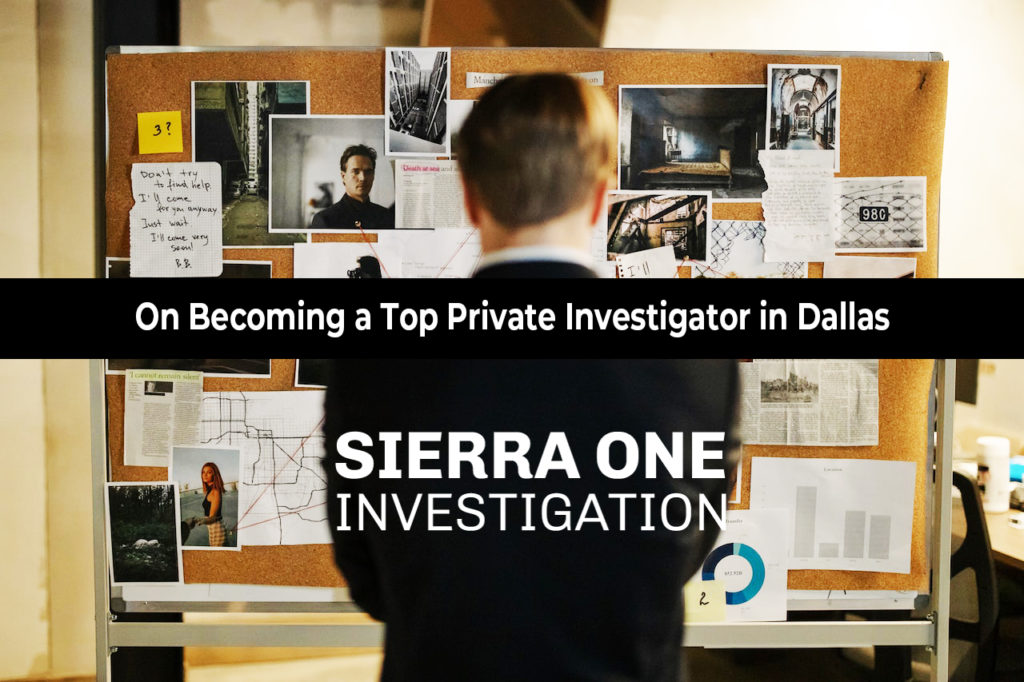 texas private investigator sierra one of Dallas looking at photos